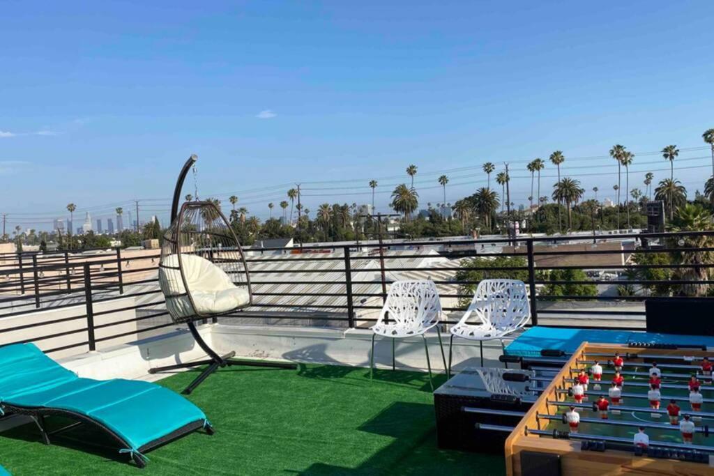 3Bd/3Ba Modern Hollywood Townhouse With Private Rooftop Los Angeles Exterior photo